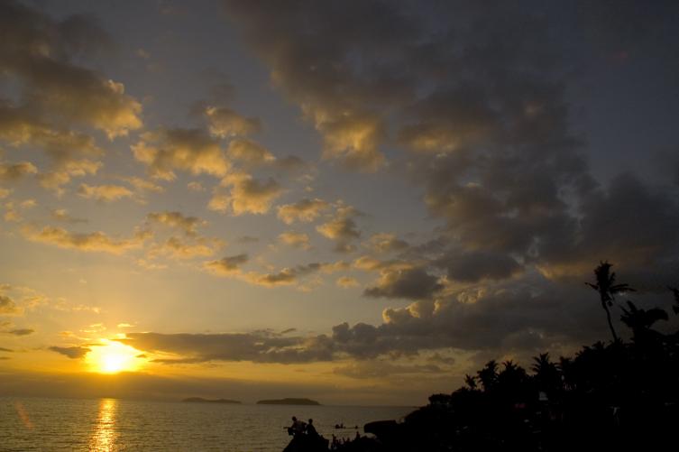January, 2007 Sun set at Buenavista, Marinduque, Philippines