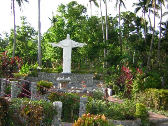 Statue of Sananda at Grotto of Lourdes at Buenavista, Marinduque, Philippines